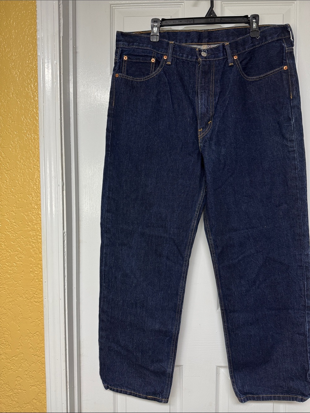 Men's Dark Blue Denim Jeans